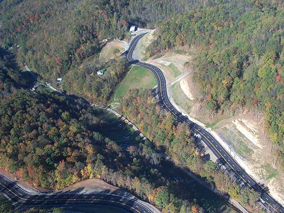 US 119 over Pine Mountain