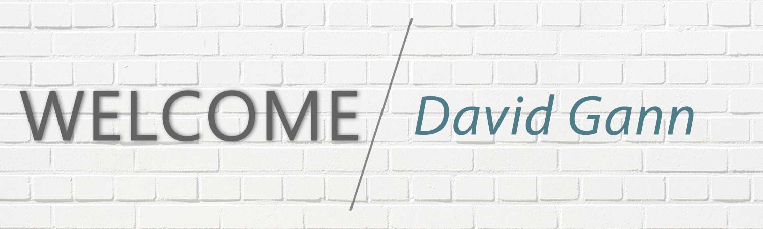WelcomeBanner-DavidGann Qk4 Welcomes David Gann
